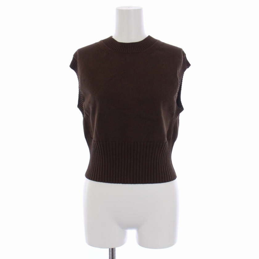 オーラリー AURALEE 22SS DRY COTTON KNIT VEST ニット ベスト プル 