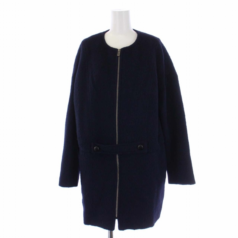 セオリーリュクス theory luxe MERINGUE RECCO ノーカラーコート 