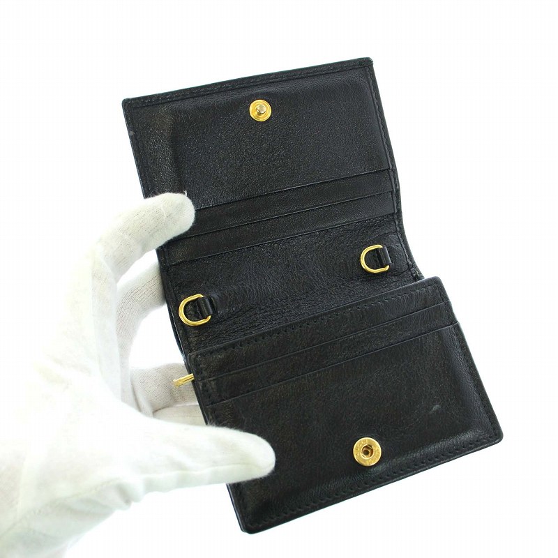 グッチ GUCCI タイガーチェーンウォレット シェリーライン 二