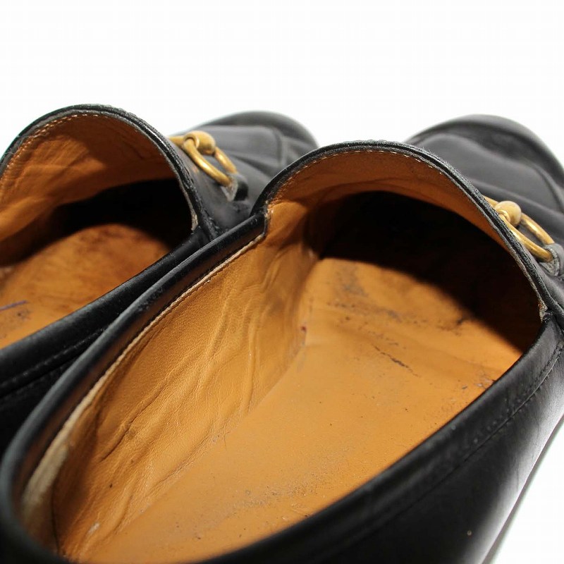GUCCI ホースビットローファー ヨルダーン レディース ブラック 36 GUCCIグッチ〔ヨルダーン〕 レザー ホースビット ローファー
