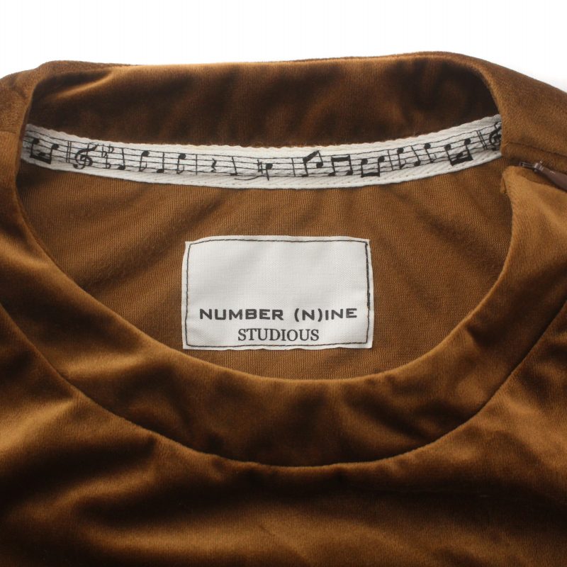 ナンバーナイン NUMBER (N)INE STUDIOUS限定 別注ベロアプルオーバー 