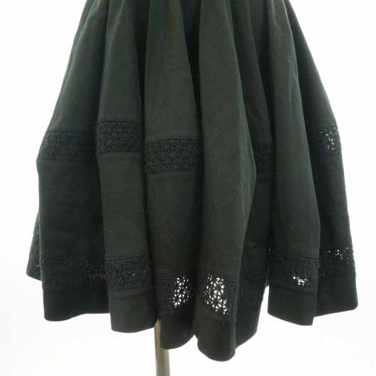 フォクシー レーススカート フォクシー FOXEY フレアスカート ひざ丈  