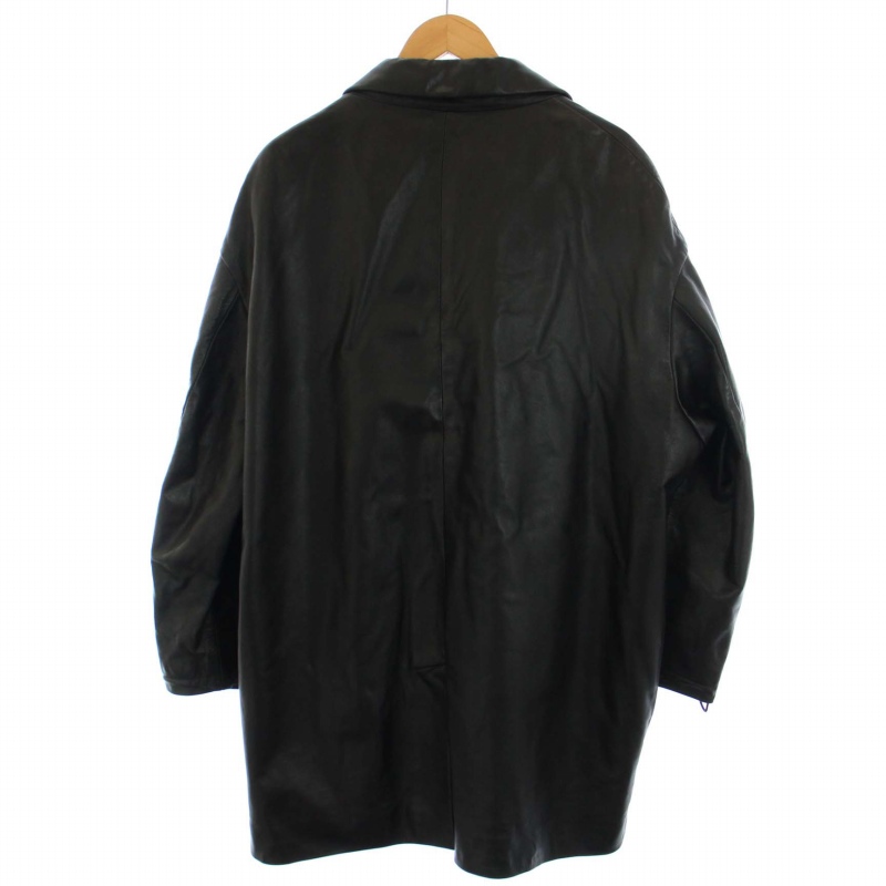 ジルサンダー JIL SANDER レザージャケット ライダース 革ジャン 48 L 