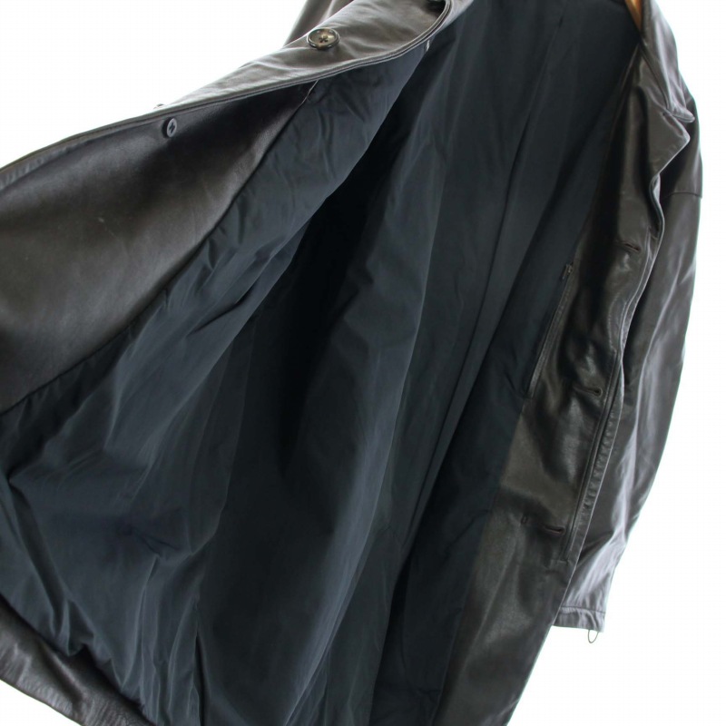 JILSANDERジルサンダー48レザーダブルライダースジャケット20AW JIL SANDER(ジルサンダー) Santa Maria Novella leather JKT (black