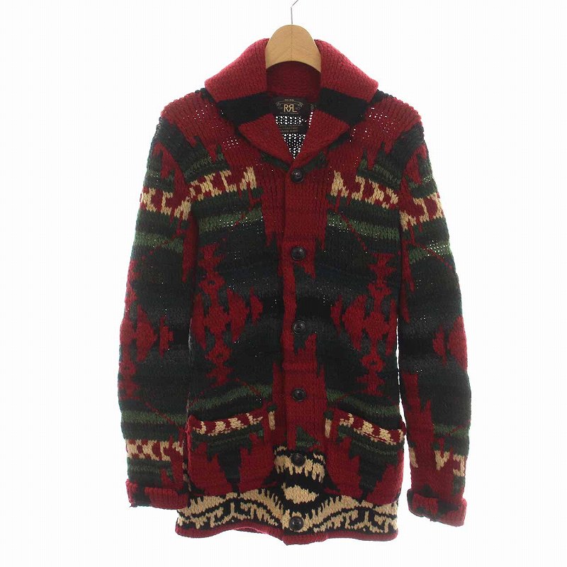 ダブルアールエル RRL ラルフローレン HAND KNIT カウチンニット 