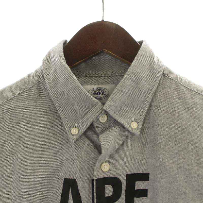 アベイシングエイプ A BATHING APE ボタンダウンシャツ