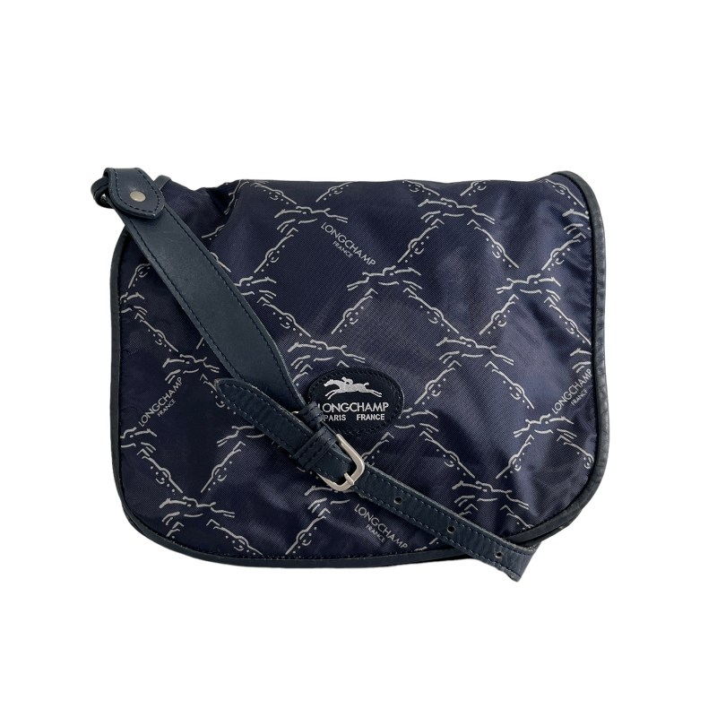 ロンシャン LONGCHAMP ヴィンテージ オールド ロゴ 総柄