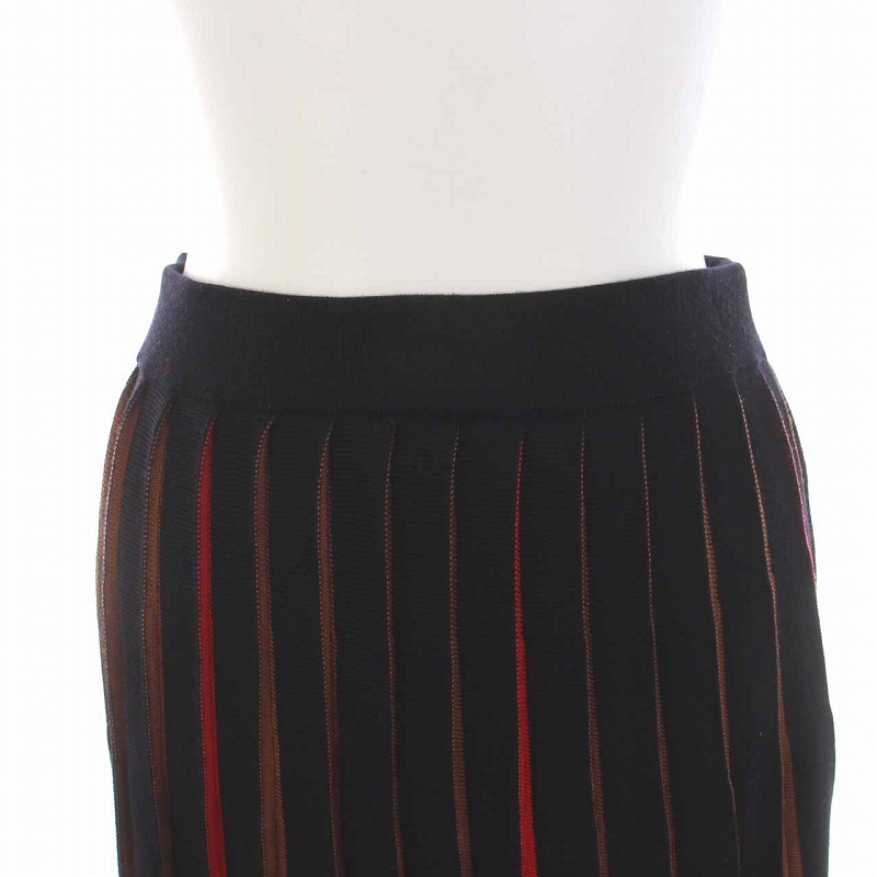 ピーエスポールスミス PS Paul Smith ニット プリーツスカート ロング
