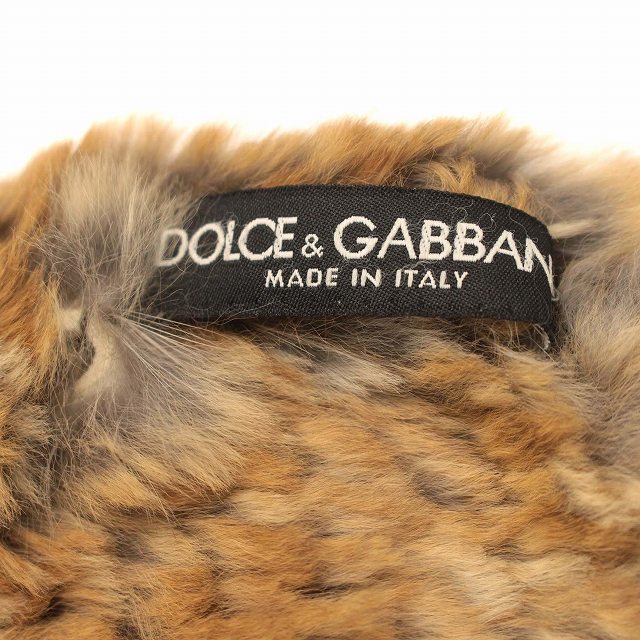 ドルチェ&ガッバーナ ドルガバ DOLCE&GABBANA ファー 毛皮 マフラー 
