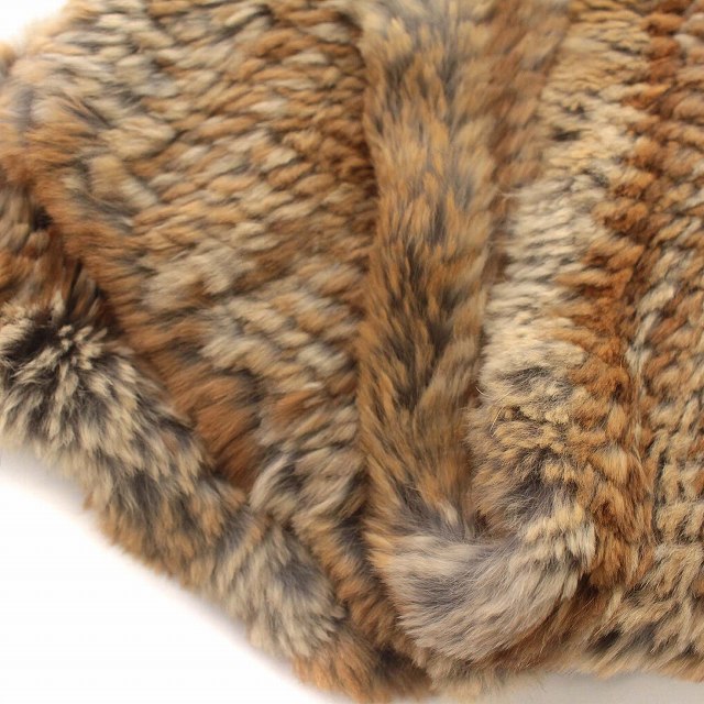 美品ドルチェ&ガッバーナD&Gネックウォーマー秋冬マフラー茶ブラウン  