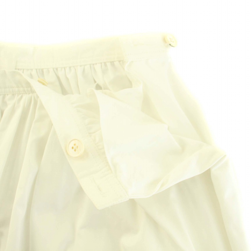 JIL SANDER ジルサンダー マキシスカート フレア コットン JIL SANDER（ジルサンダー）ロング・マキシ丈スカート 白 サイズ