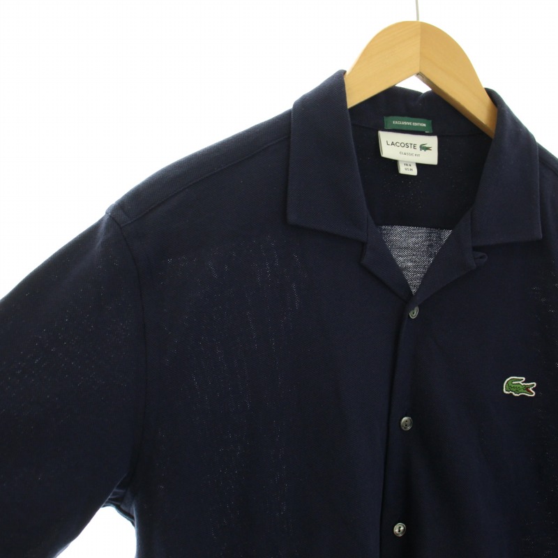 エディフィス LACOSTE ラコステ ポロ ビームス 紺 ネイビー