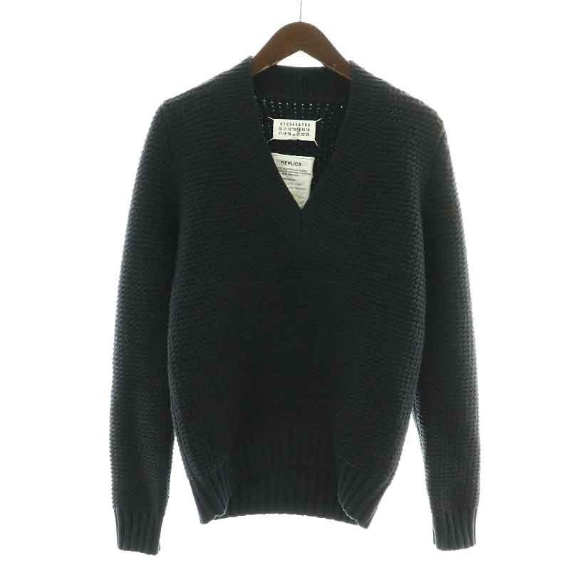 メゾンマルジェラ 14 Maison Margiela 14 16AW ニット セーター 長袖 V 