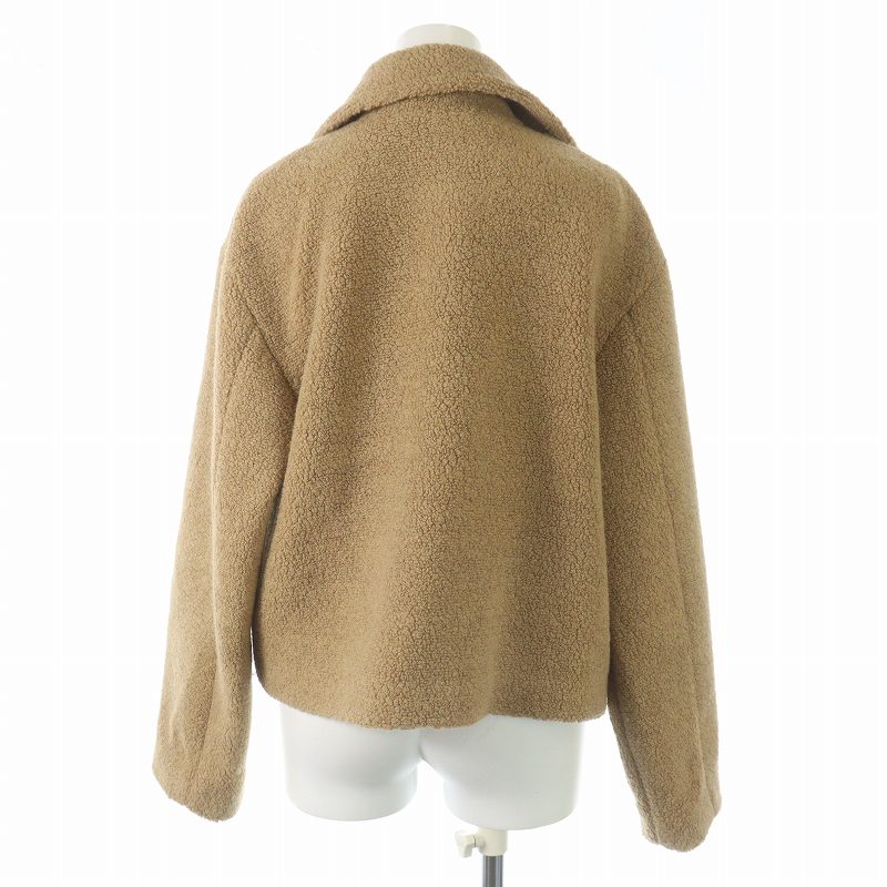 セオリー theory 22AW Teddy Fleece Faux Fur Peacoat 
