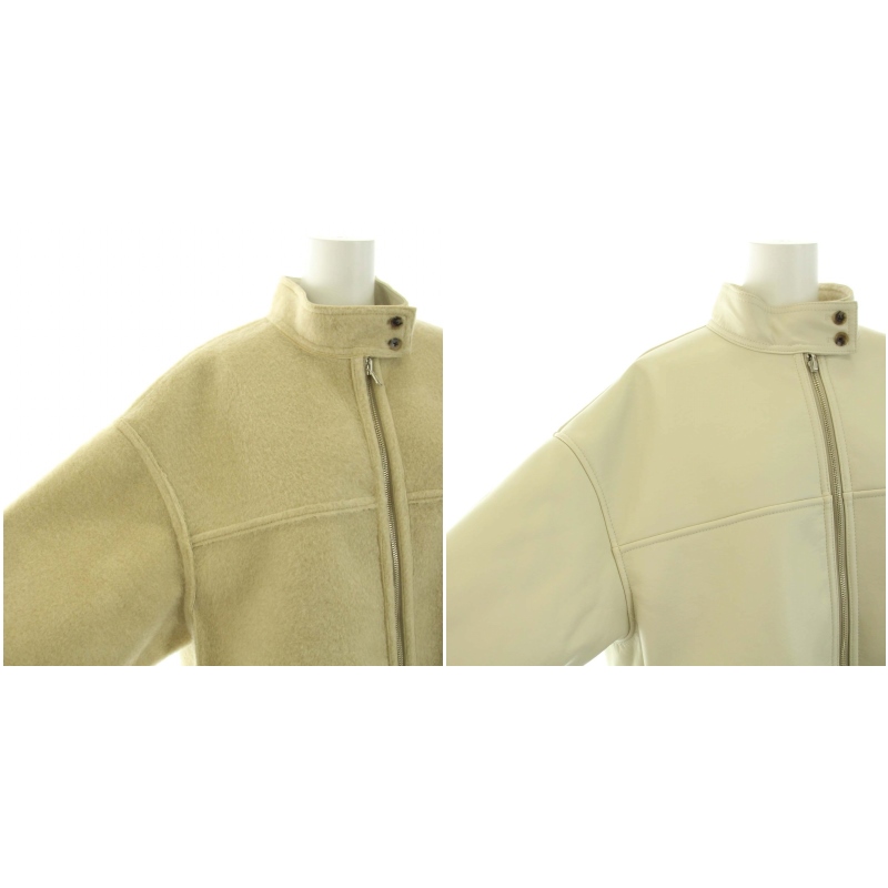 ETRE TOKYO リバーシブルボアブルゾン レザー ジャケット （一