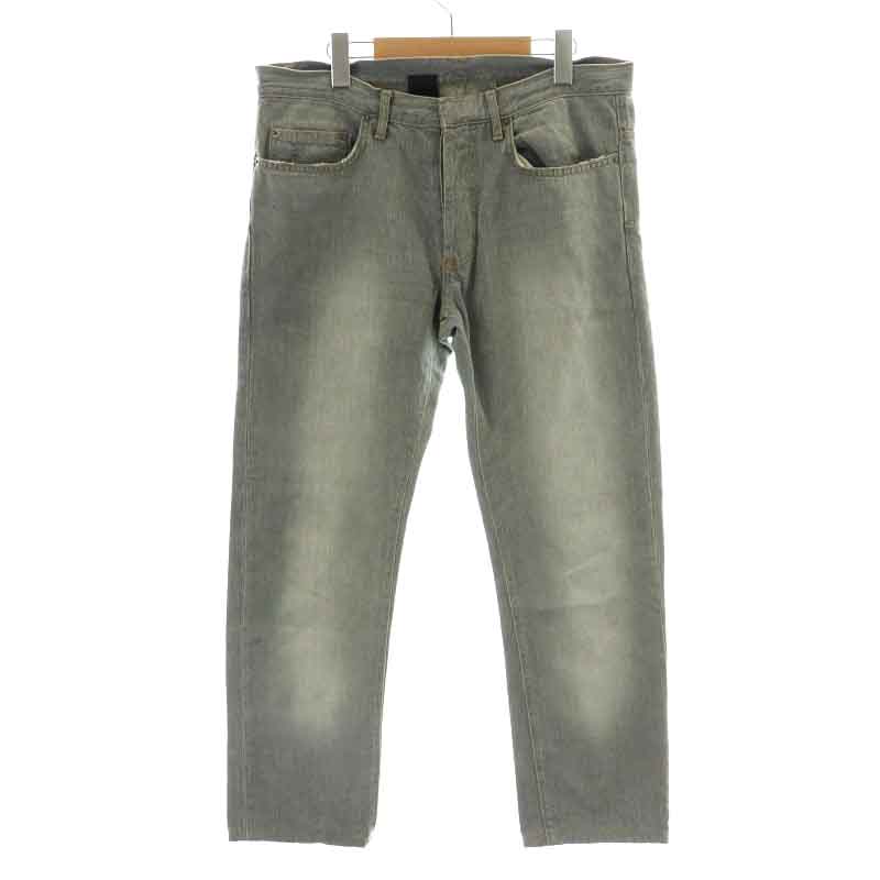 ディオールオム Dior HOMME デニムパンツ ジーンズ ボタンフライ USED 