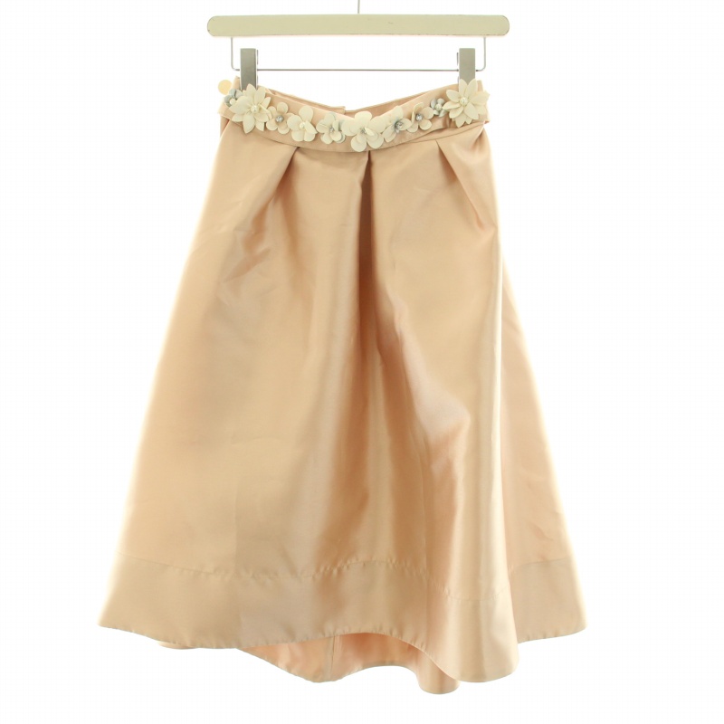 未使用品 チェスティ Chesty フラワーベルトスカート ロング ミモレ  