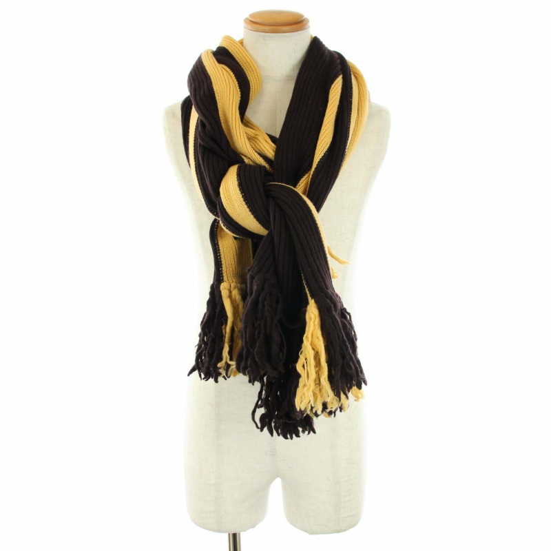 Y-3ワイスリー　マフラーイエロー Y-3ワイスリーマフラーイエロー