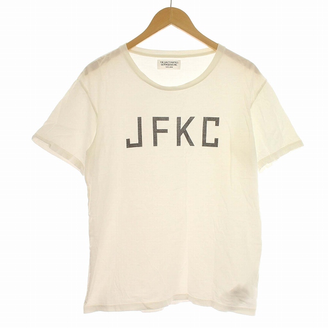 ワコマリア WACKO MARIA Tシャツ guilty parties JFKC 半袖 L 白 
