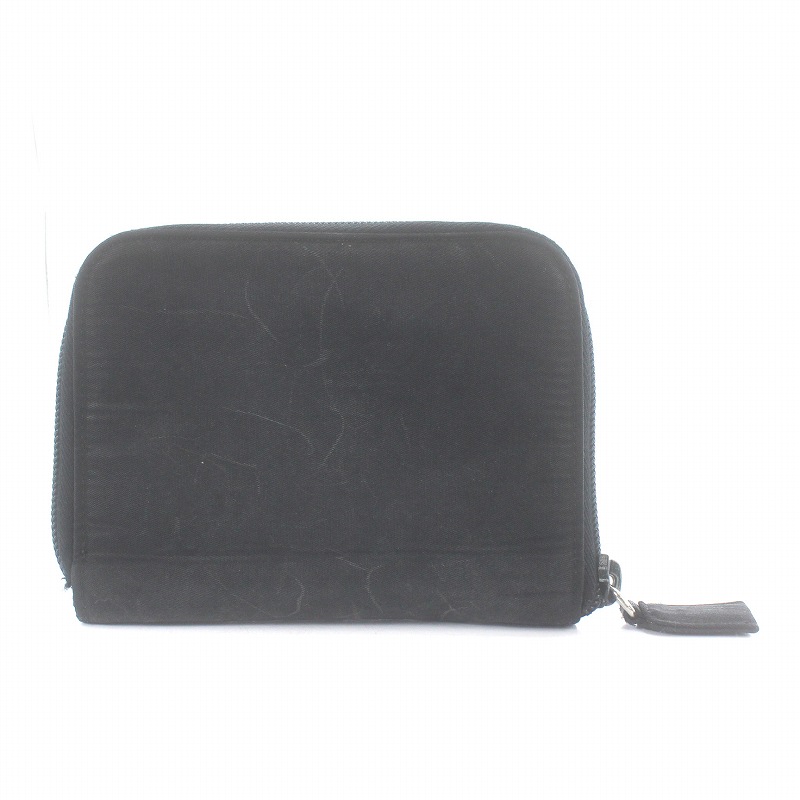 プラダ PRADA 二つ折り財布 コンパクトウォレット ラウンドファスナー  