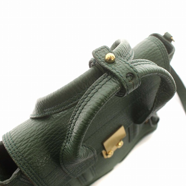 3.1 Phillip Lim 緑色 レザー ショルダーバッグ