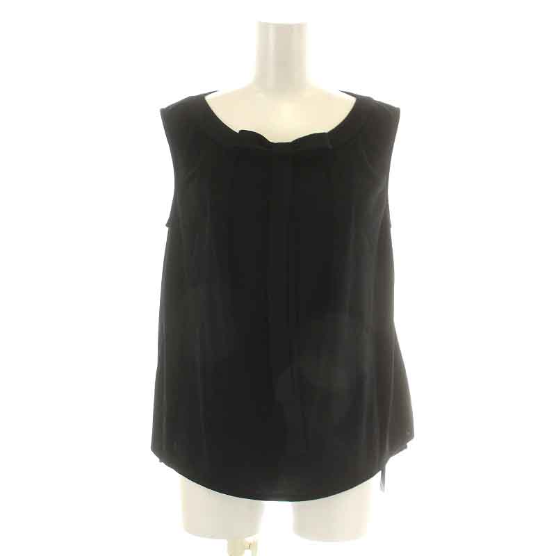 ルネベーシック ワンピース トップス ノースリーブ 襟付き 日本製  