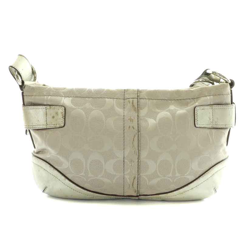 コーチ COACH シグネチャー ショルダーバッグ キャンバス レザー コーチ COACH シグネチャー ショルダーバッグ キャンバス レザー