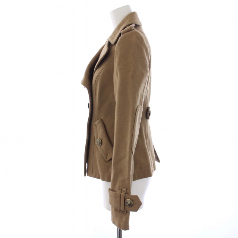 BURBERRY BLUE LABEL ベージュ ピーコート S BURBERRY BLUE LABEL ベージュ ピーコート S バーバリー ブルー