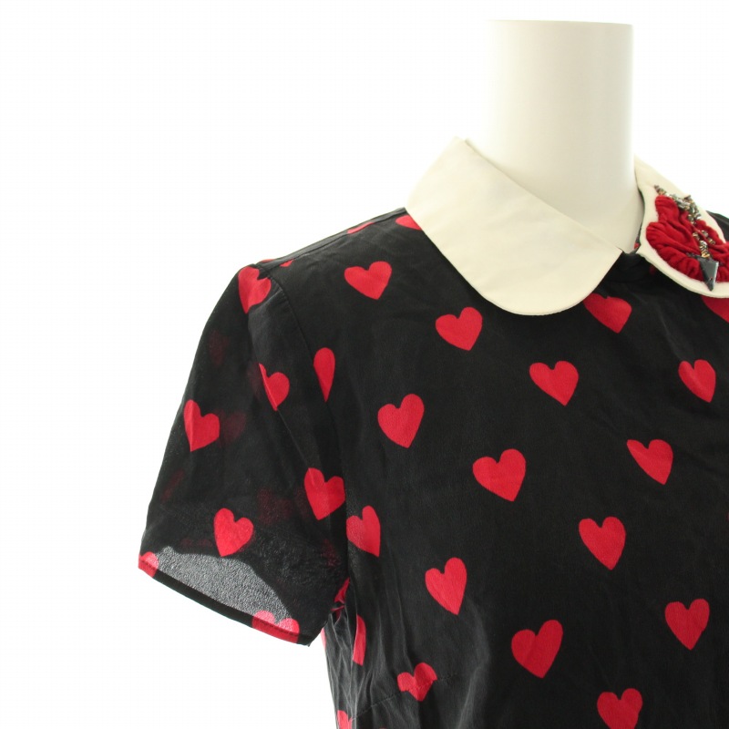 レッド ヴァレンティノ RED VALENTINO シルクドレス ワンピース ミニ  