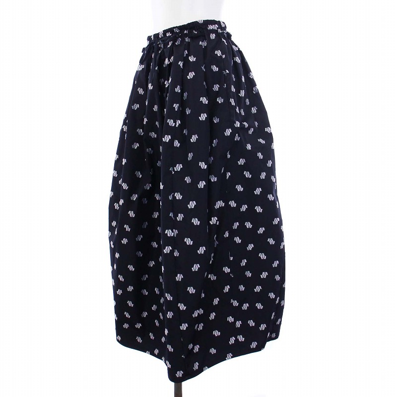 DRAWER RESORT2 カットジャカード ギャザー ロング スカート DRAWER RESORT2 カットジャカード ギャザー ロング スカート