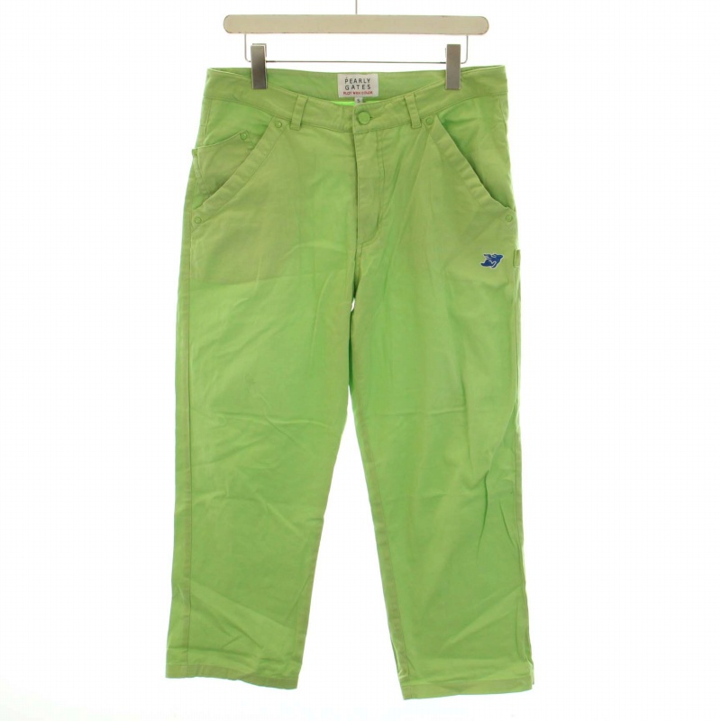 パーリーゲイツ メンズ パンツ 白 サイズ5 ウエスト80 暖か 