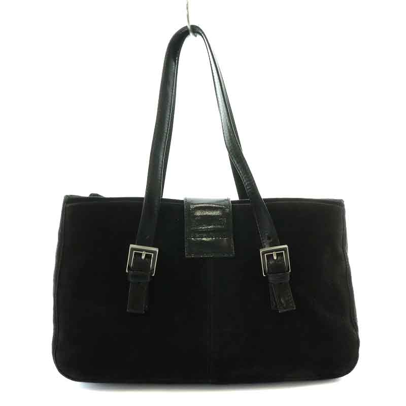 フェンディ FENDI マンマバケット ハンドバッグ トートバッグ スエード 
