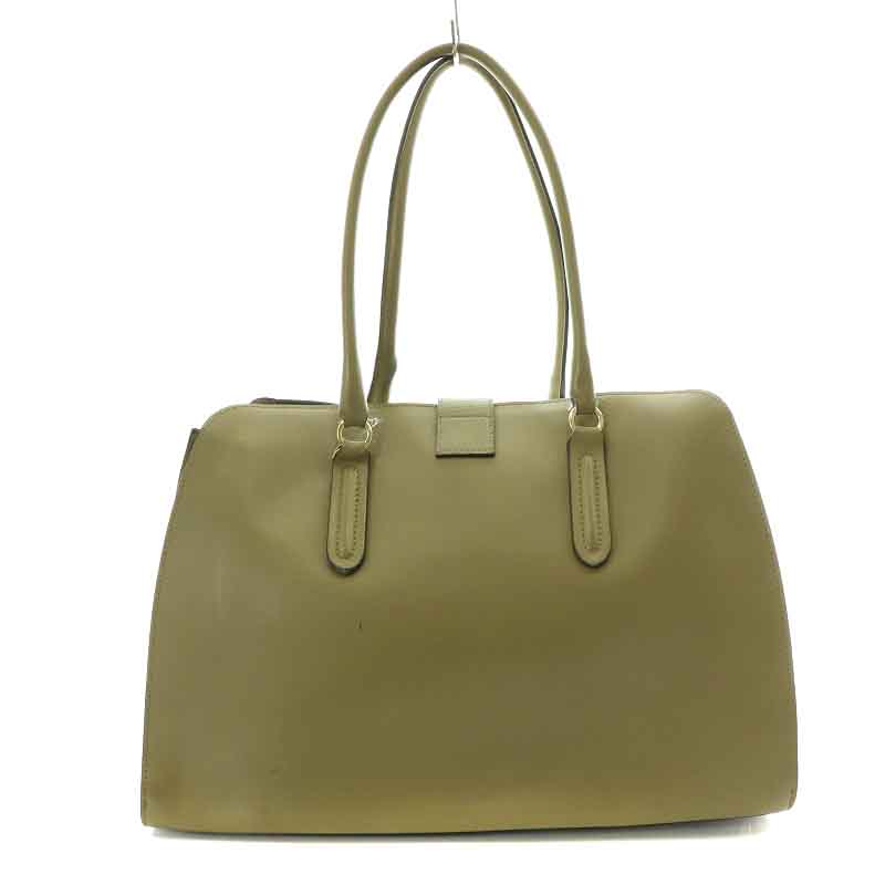 フルラ FURLA ミラノ MILANO トートバッグ レザー L カーキ /NW15 