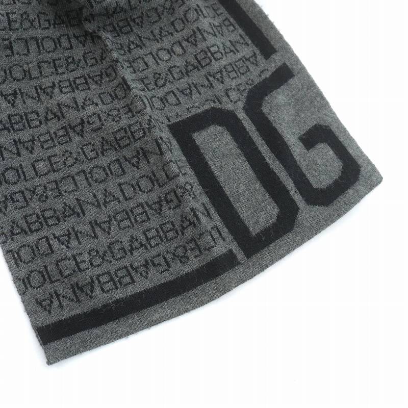 ドルチェ&ガッバーナ ドルガバ DOLCE&GABBANA マフラー ロゴ ウール