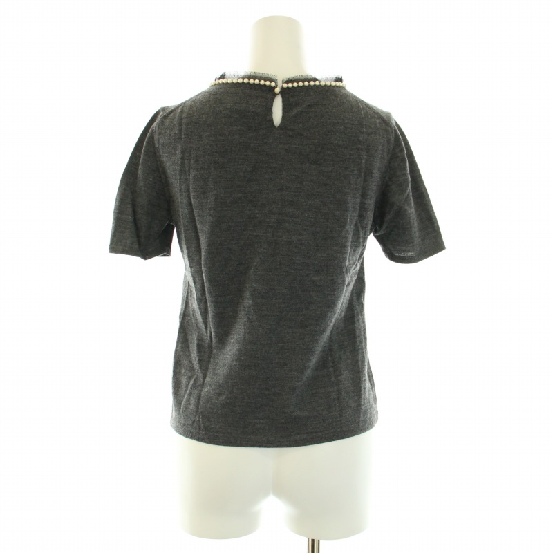 ランバン LANVIN COLLECTION ニット セーター 半袖 クルーネック