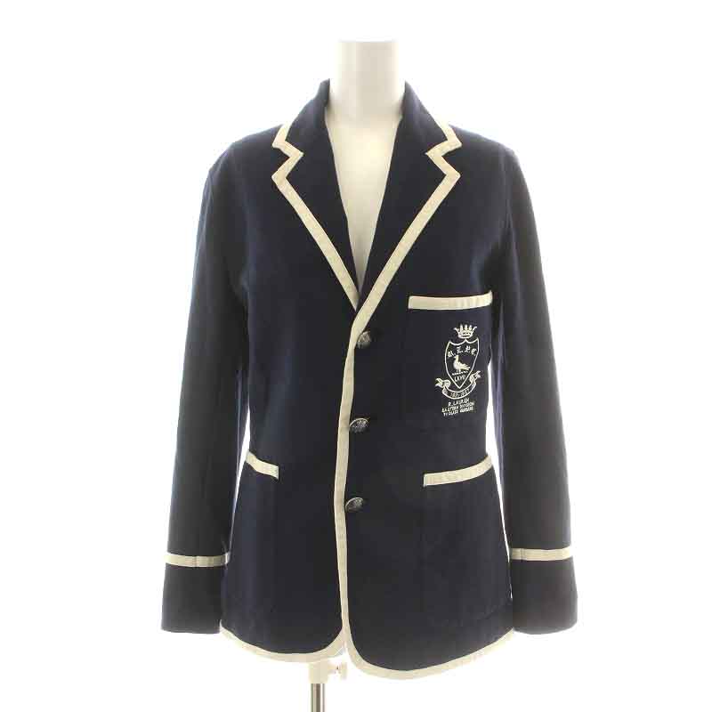 ラルフローレン RALPH LAUREN テーラードジャケット 紺ブレ シングル 