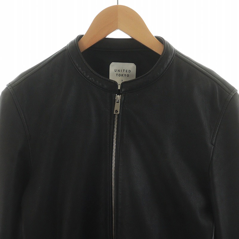 UNITED TOKYO ラムスキン レザージャケット サイズ2