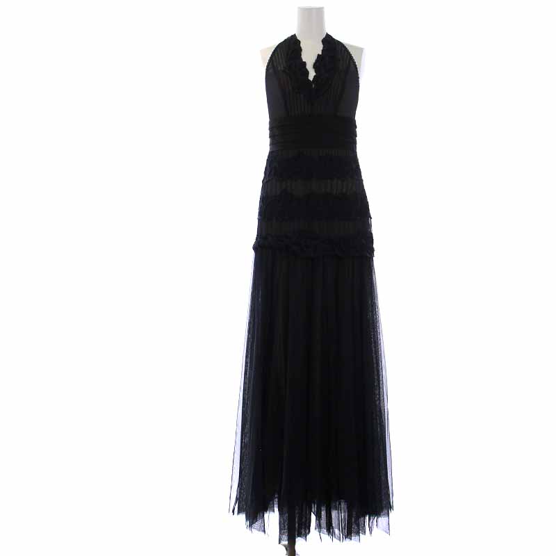 【美品】BCBG MAXAZRIA maxandcleoロングドレス ネイビー BCBG MAXAZRIA ビーシービージーマックスアズリア ネイビーワン