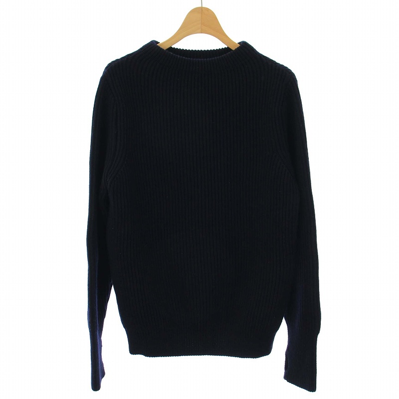 アンデルセンアンデルセン Andersen-Andersen 5G THE NAVY CREW NECK 