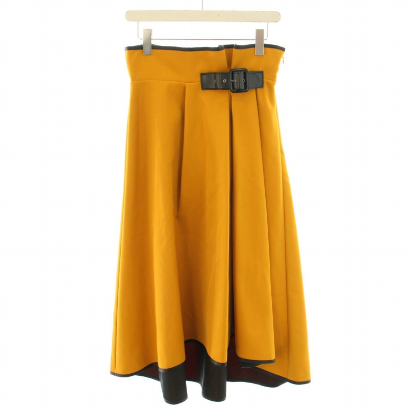 未使用品 アドーア ADORE 18SS ライトブカティータックフレアー 