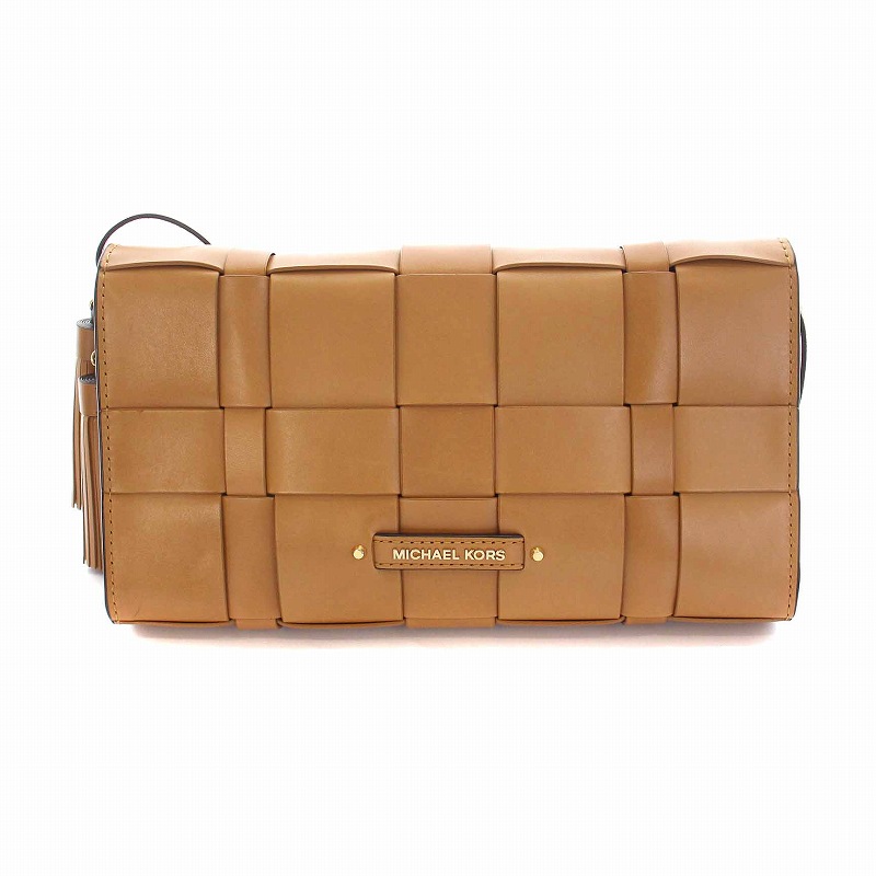 MICHAEL KORS マイケルコース キャメル レザー マイケルコース MICHAEL 