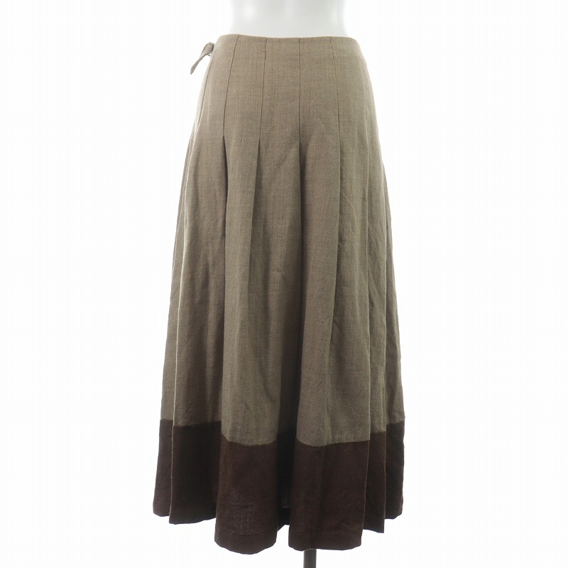 tricot COMMEdes GARCONS バイカラーラップスカート tricot COMMEdes GARCONS バイカラーラップスカート