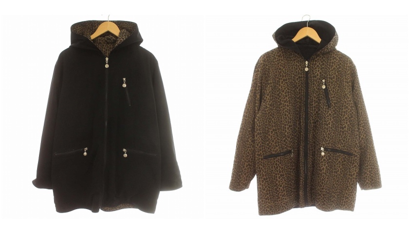 FENDI フェンディ リバーシブル アウター ジャケット　レオパード柄　豹柄 FENDI フェンディ リバーシブル アウター ジャケットレオパード