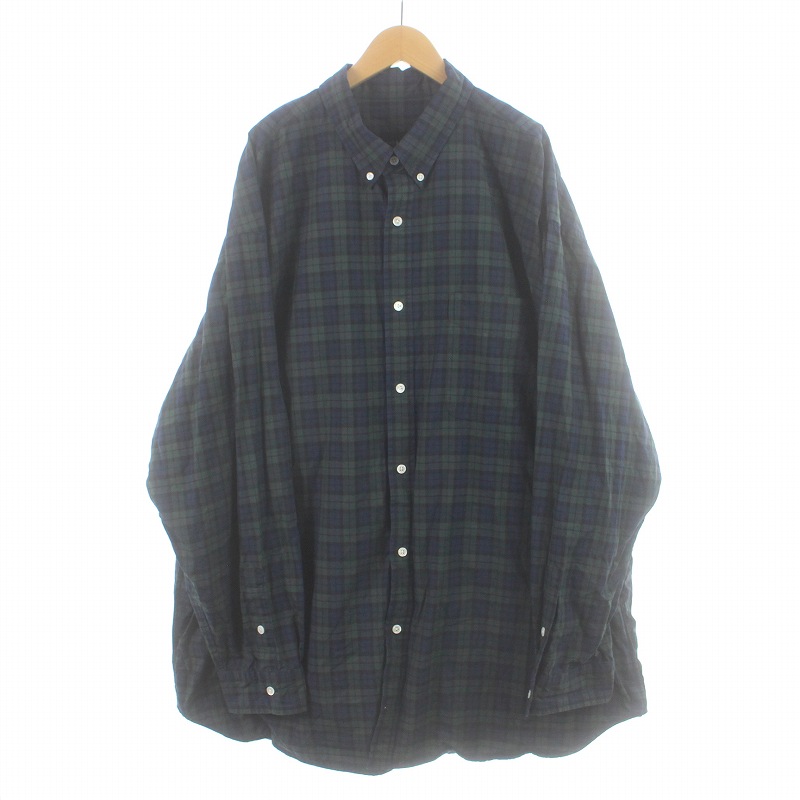 SSZ × AH. BIG SHIRT ブラックウォッチ｜男性用