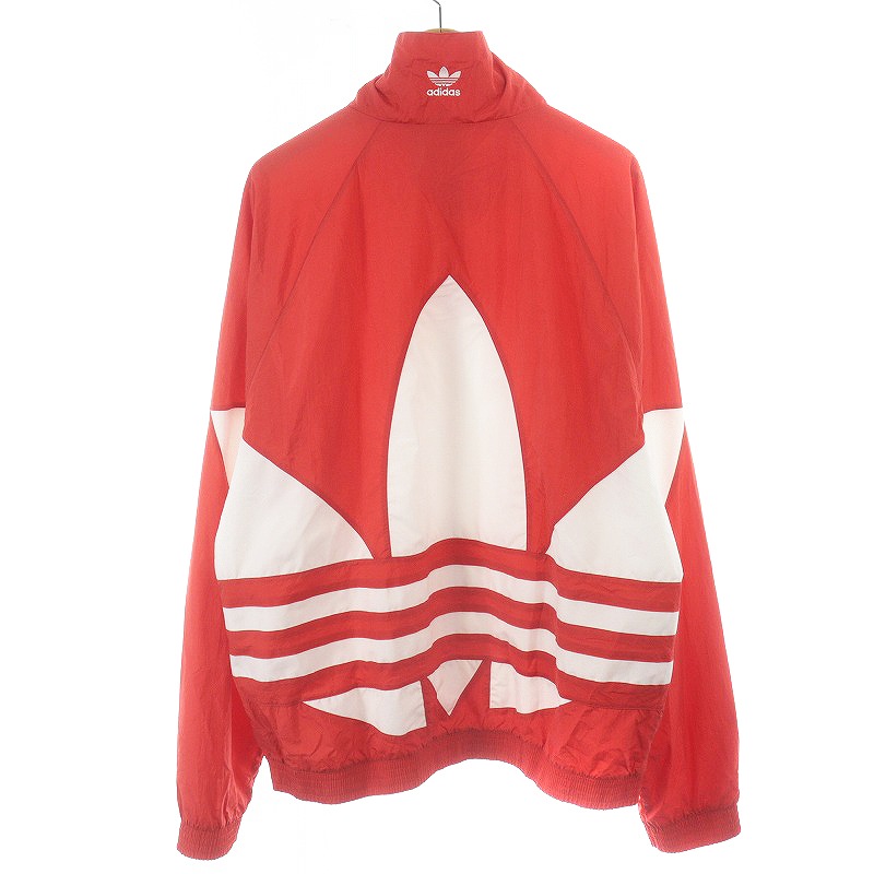 【新品】アディダスオリジナルス　6XL ビッグサイズ　ジャケット　赤 新品】アディダスオリジナルス 6XL ビッグサイズ ジャケット 赤