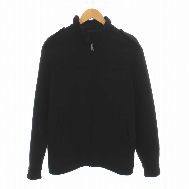 プラダ PRADA 2014年製 ジャケット ジップアップ ウール混 アウター 52  