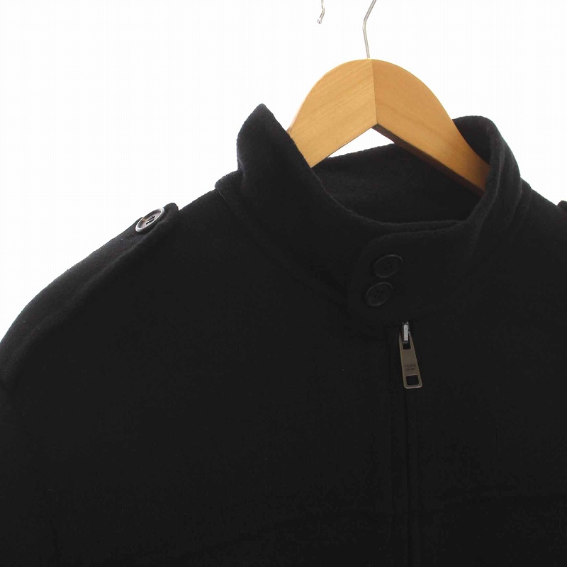 プラダ PRADA 2014年製 ジャケット ジップアップ ウール混 アウター 52  