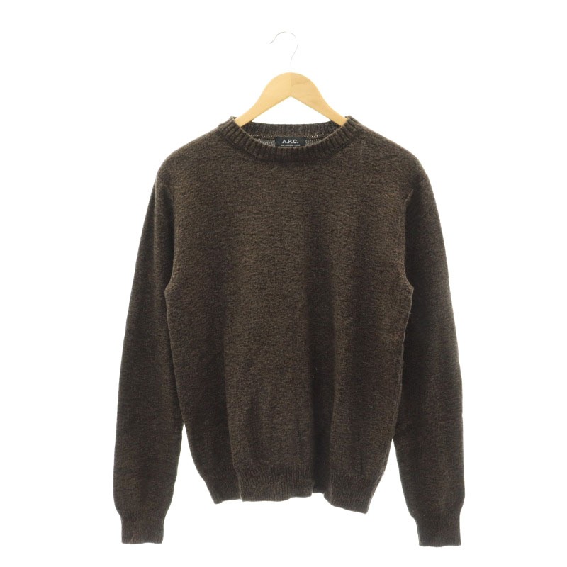 A.P.C. ニットセーター S ブラウン たのしい
