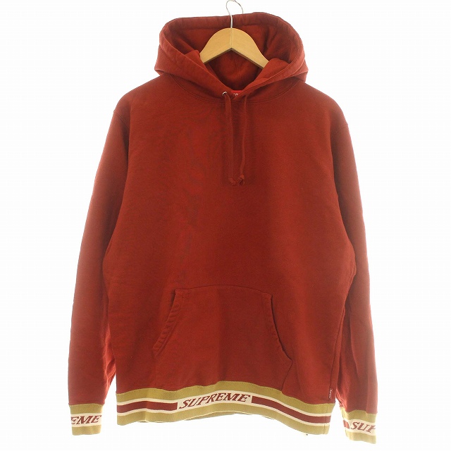 シュプリーム SUPREME 18FW Striped Rib Hooded Sweatshirt パーカー 