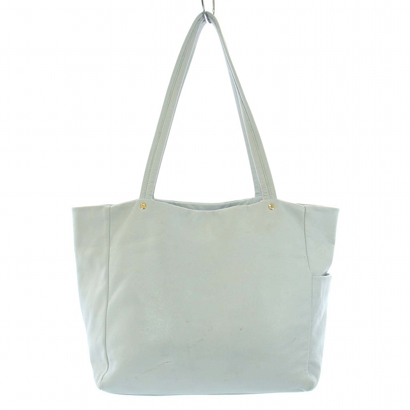 ラシット RUSSET トートバッグ ショルダーバッグ レザー 水色 ライト  